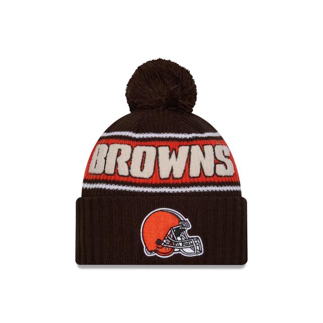 Cleveland Browns 2024 Cold Weather Sport Pom Knit Hat Male Product Image