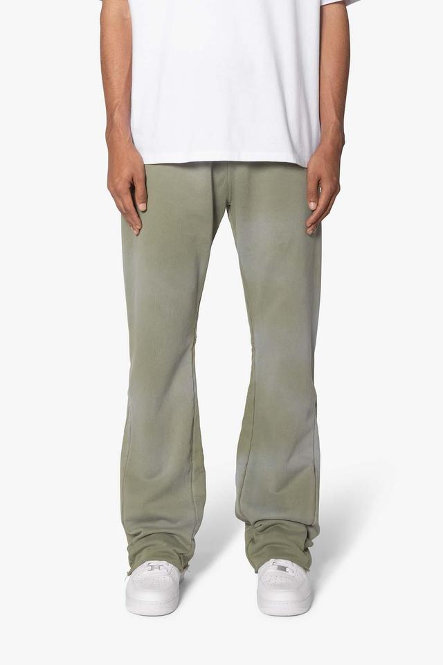 Faded Bootcut Sweatpants - Washed Olive Product Image