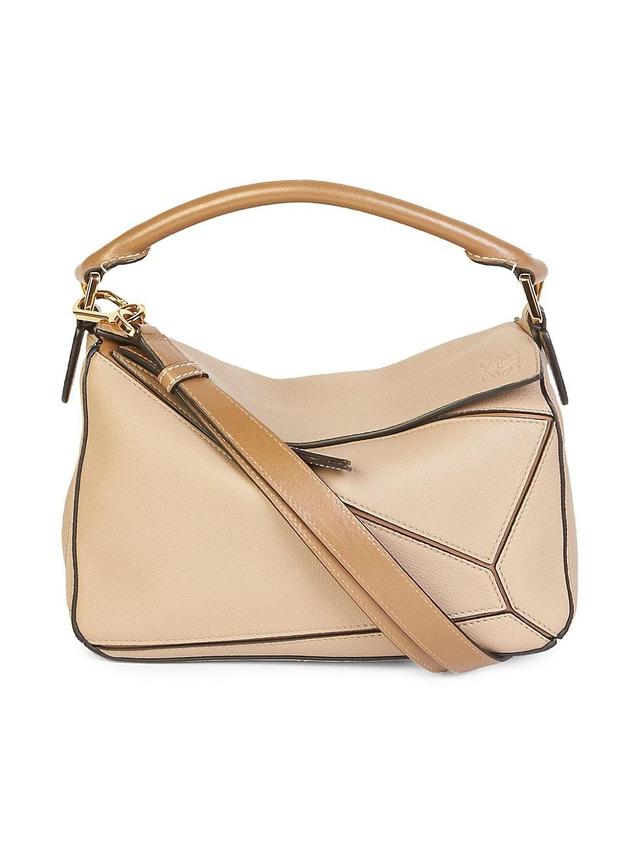 Womens Small Puzzle Leather Bag Product Image