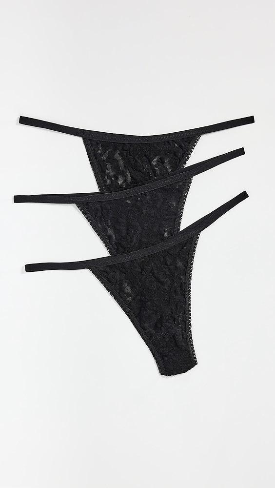 Hanky Panky Signature Lace High Rise G-String 3 Pack | Shopbop Product Image