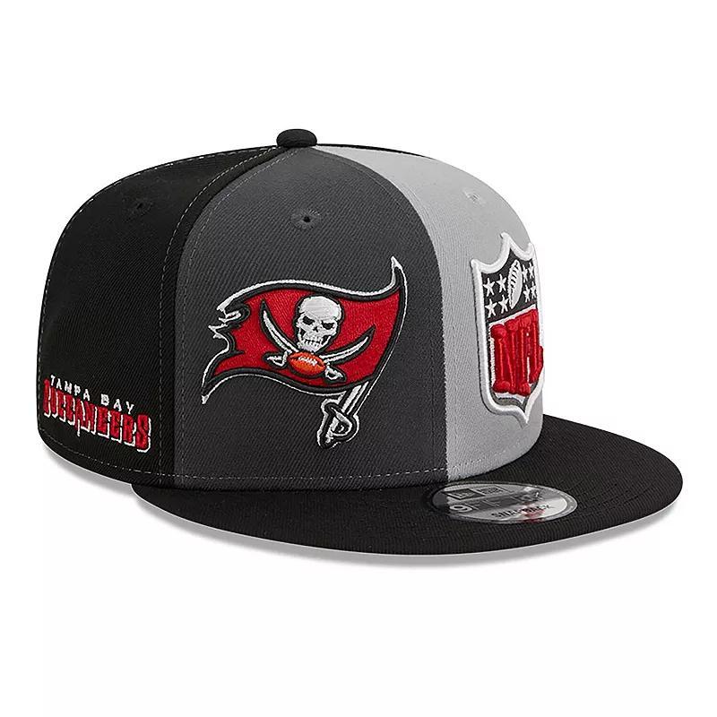 Mens New Era Black/Gray Tampa Bay Buccaneers 2023 Sideline 9FIFTY Snapback Hat Product Image