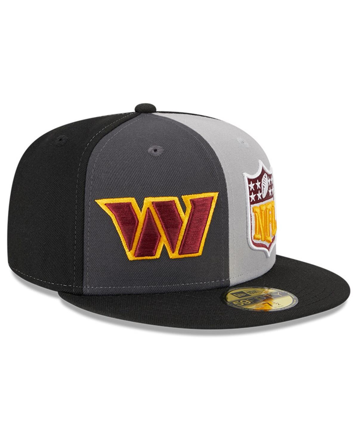 Mens New Era Gray/Black Washington Commanders 2023 Sideline 59FIFTY Fitted Hat Product Image