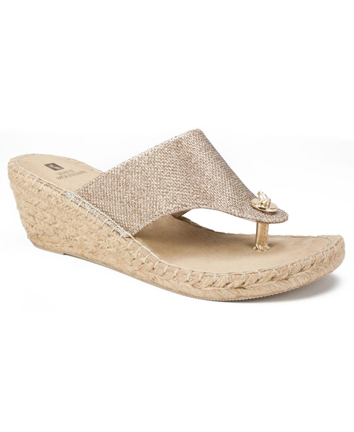 White Mountain Womens Beachball Espadrille Wedge Sandals Product Image