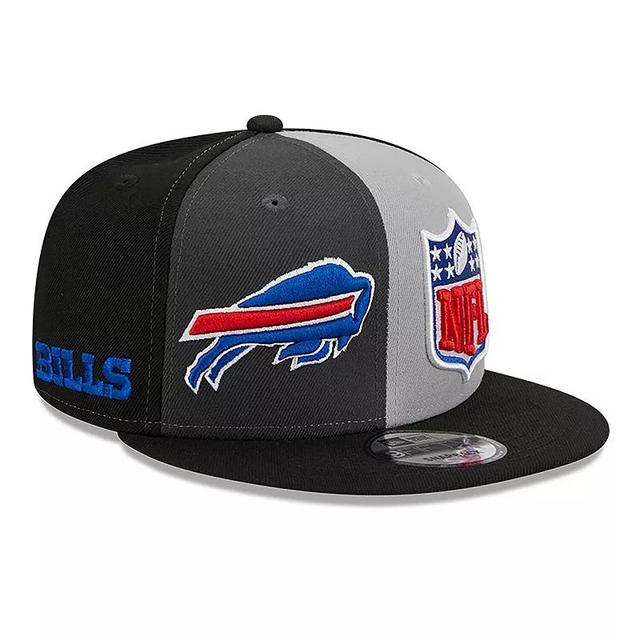 Mens New Era Black/Gray Buffalo Bills 2023 Sideline 9FIFTY Snapback Hat Product Image