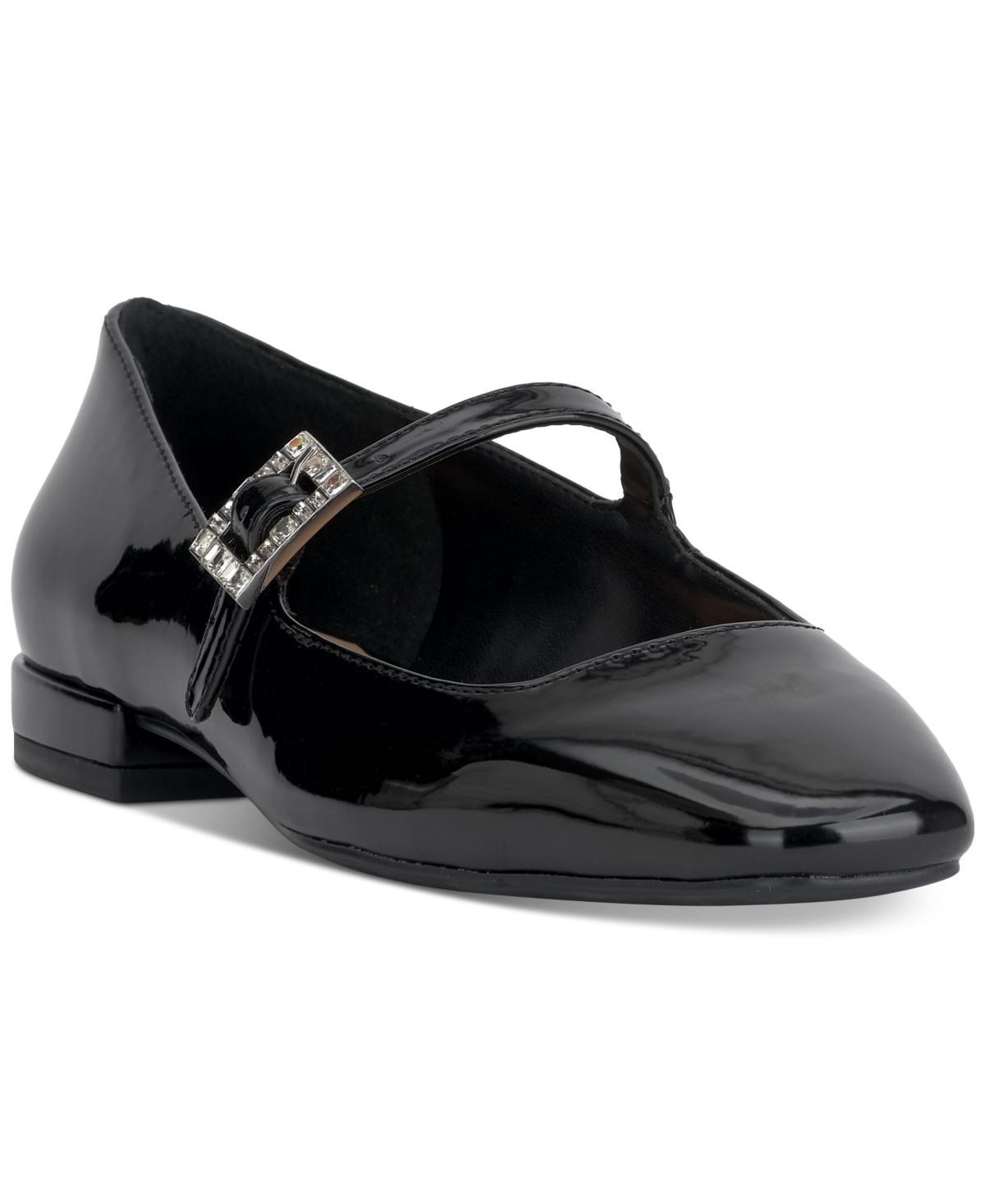 On 34th Womens Saadet Rhinestone-Buckle Mary Jane Flats, Created for Macys Product Image