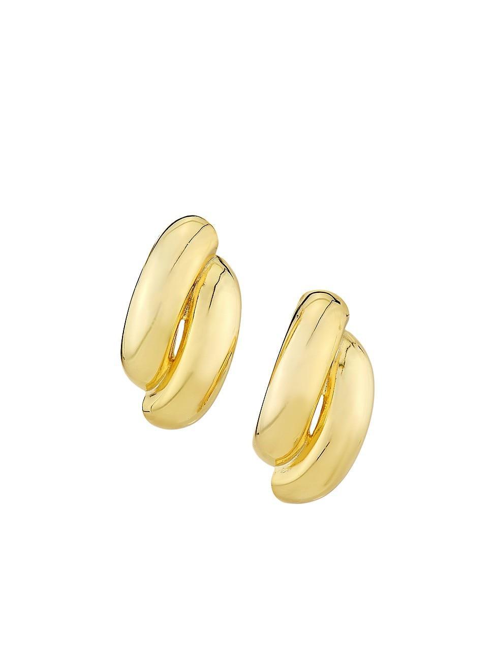 Womens Athena 14K-Gold-Plated Drop Earrings Product Image