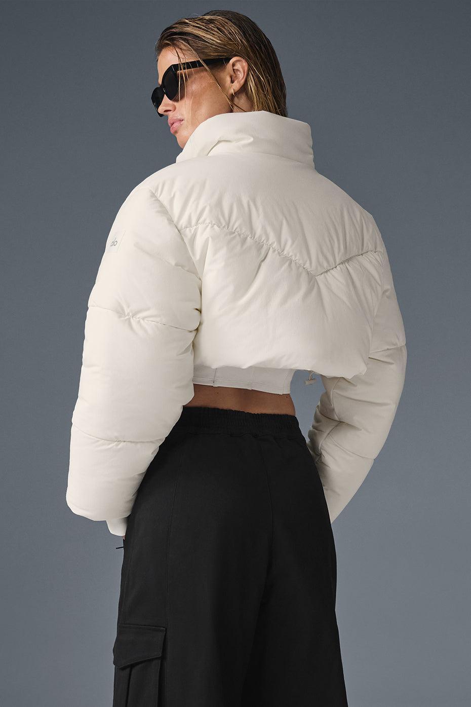 Main Act Corset Puffer - Ivory/Ivory Female Product Image