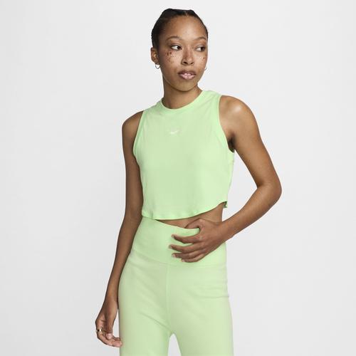 Womens Nike Sportswear Chill Knit Tight Cropped Mini-Rib Tank Top Product Image