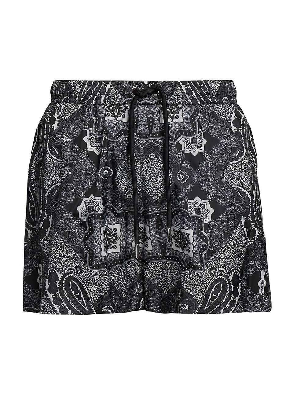 Mens Bandana Print Swim Shorts Product Image