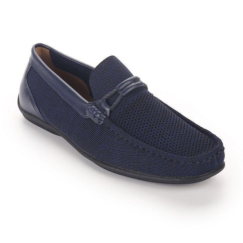 Aston Marc Mens Knit Lace-Strap Driving Loafer Product Image