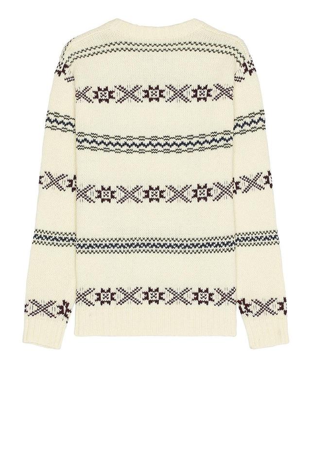 Schott Norwegian Sweater in Off White - Ivory. Size S (also in L, M, XL/1X). Product Image