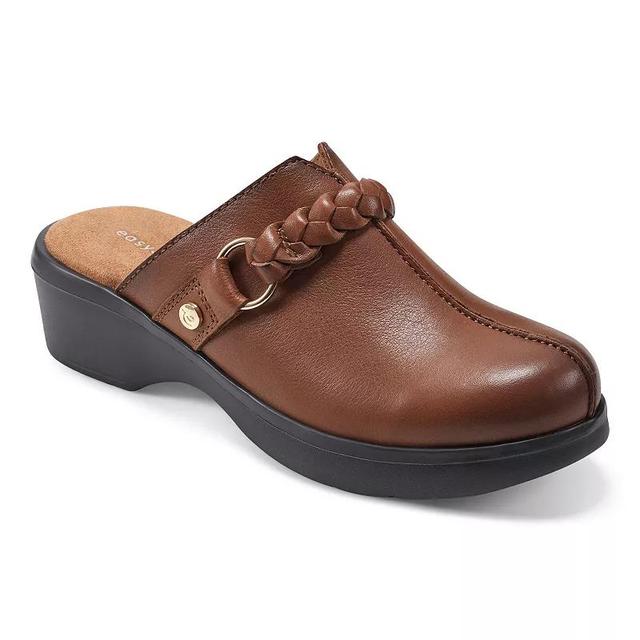 Easy Spirit Penelope Womens Braided Strap Leather Clogs Product Image