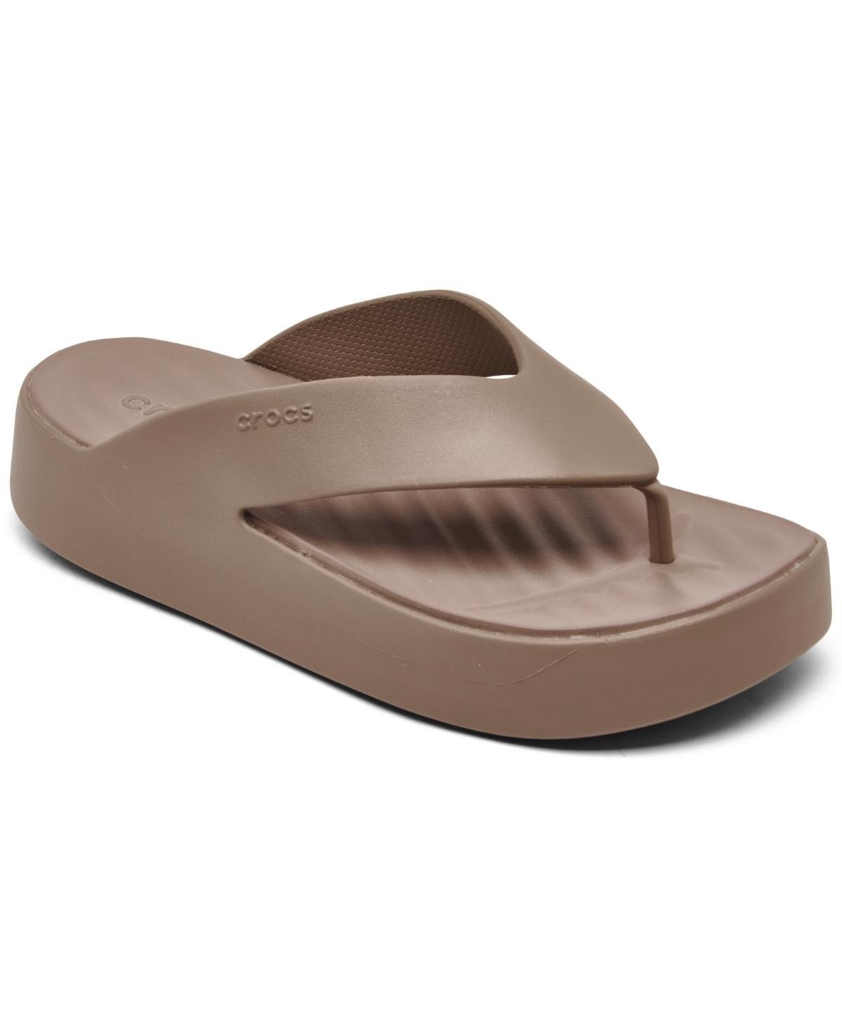 Crocs Womens Getaway Platform Casual Flip-Flop Sandals from Finish Line Product Image