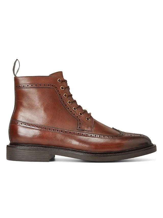 Mens Asher Leather Lace-Up Boots Product Image