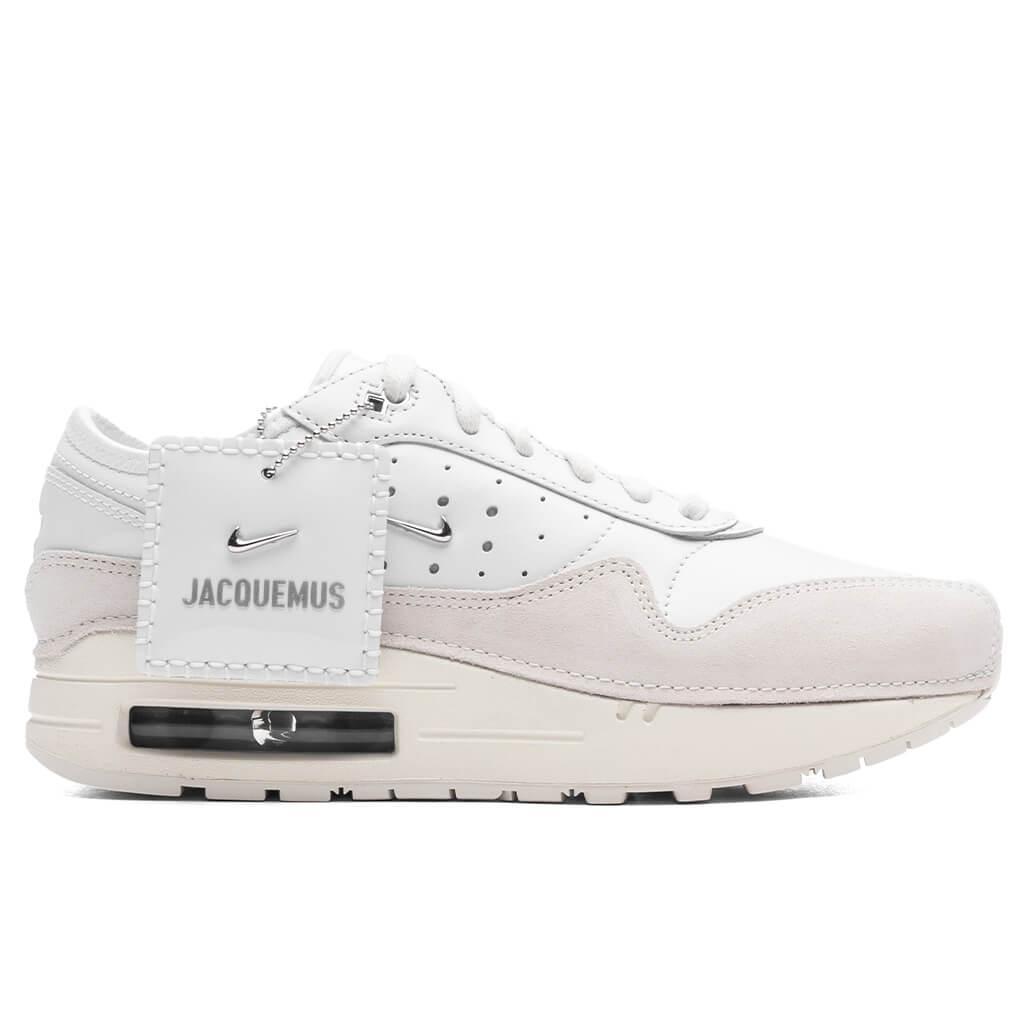 Women's Air Max 1 SP x Jacquemus - Summit White/Metallic Silver/Sail Female Product Image