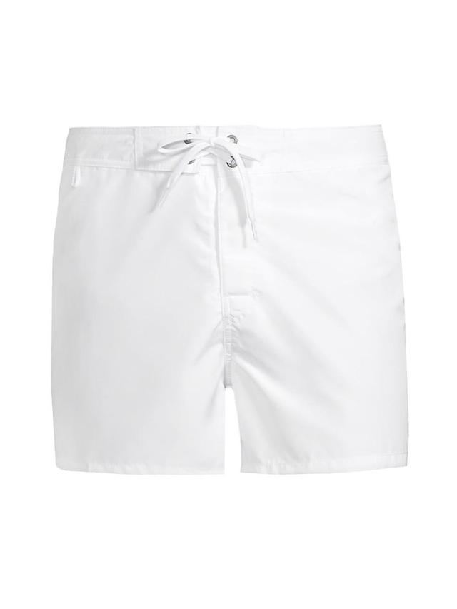 Mens Classic Contrast-Stitch Board Shorts Product Image