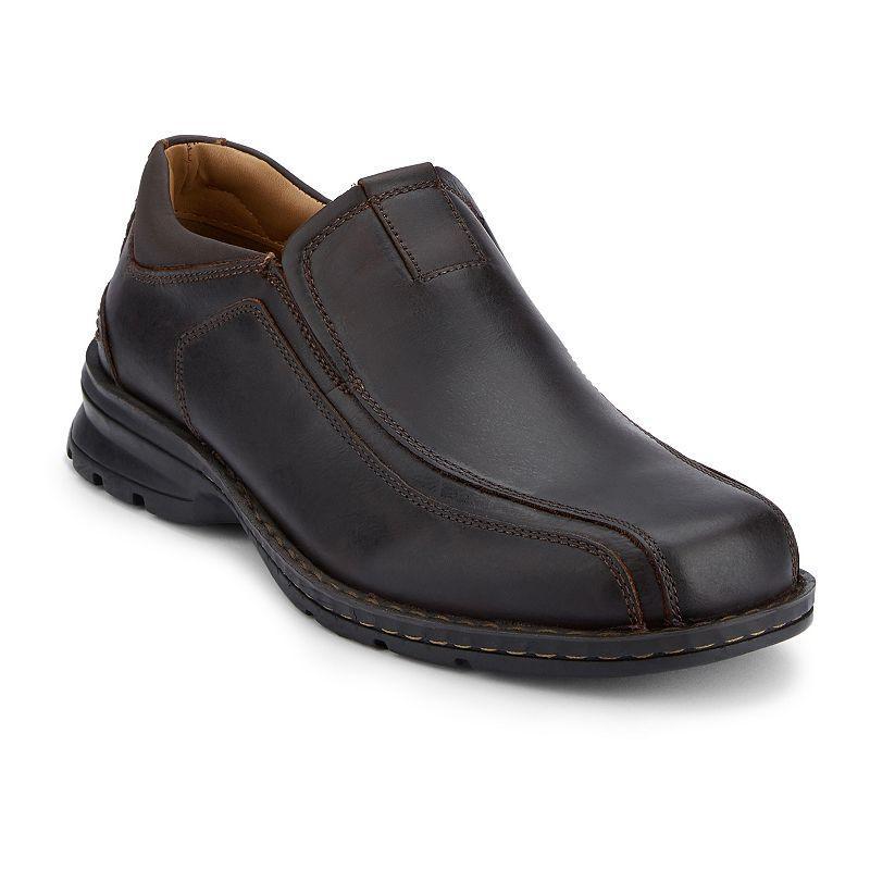 Dockers Agent Mens Leather Slip-On Shoes Med Brown Product Image