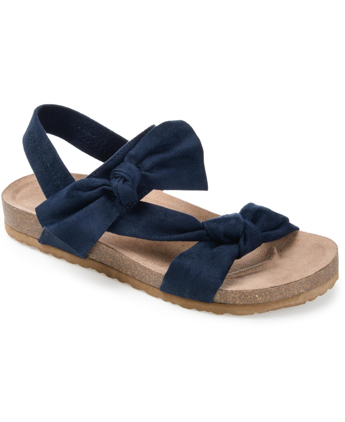 Journee Collection Xanndra Womens Sandals Blue Product Image