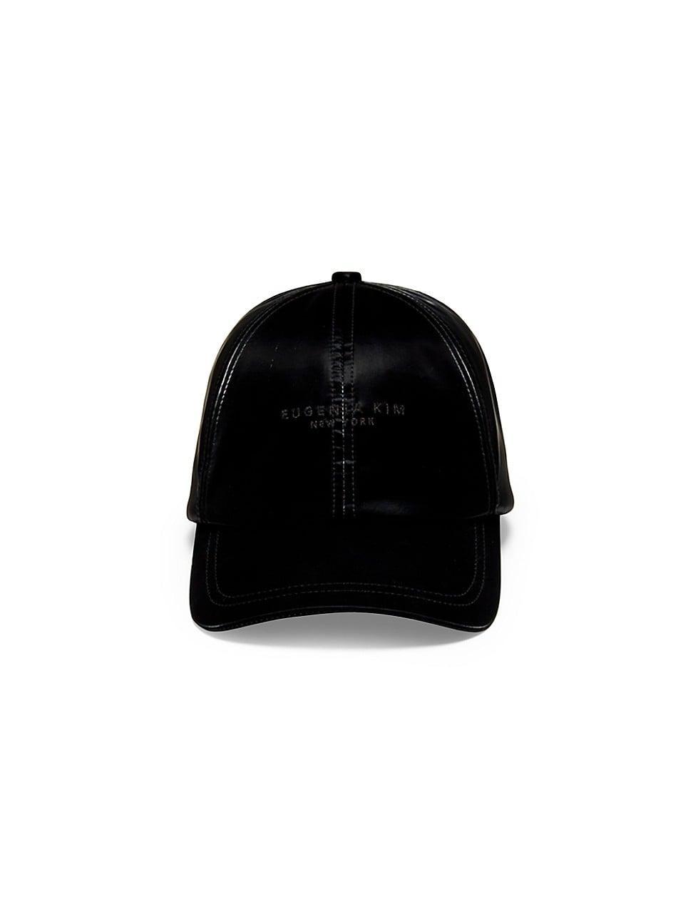 Womens Lo Logo-Embroidered Baseball Cap product image