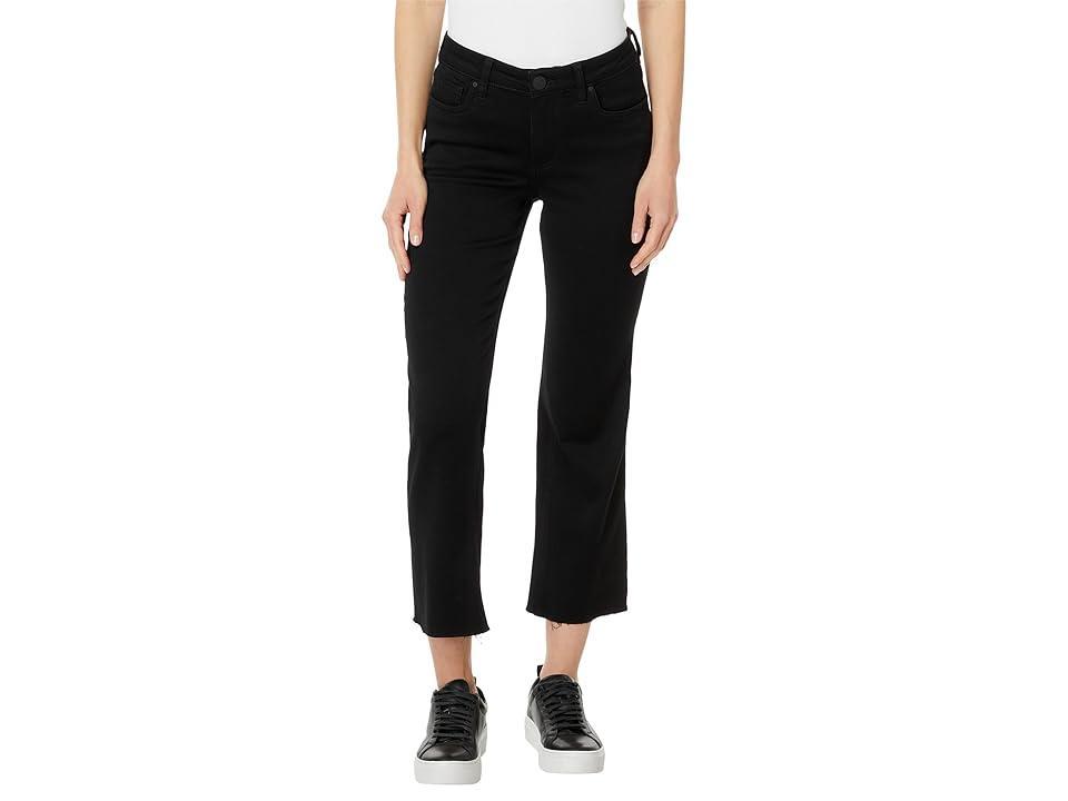 KUT from the Kloth Kelsey Petite Mid-Rise Ankle Flare - Inset Black) Women's Jeans product image