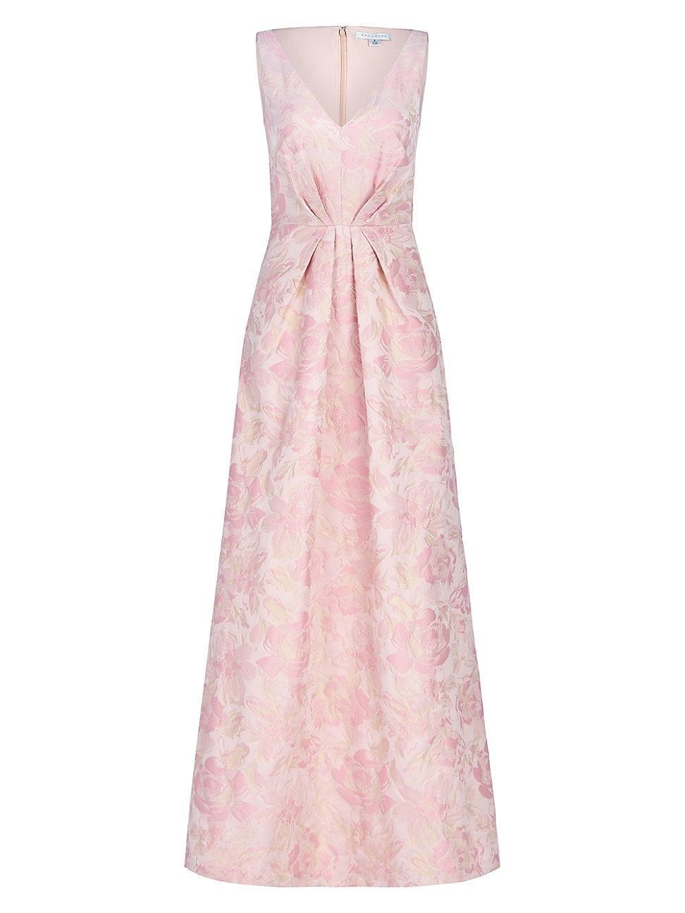 Womens Odette Floral Jacquard Gown Product Image