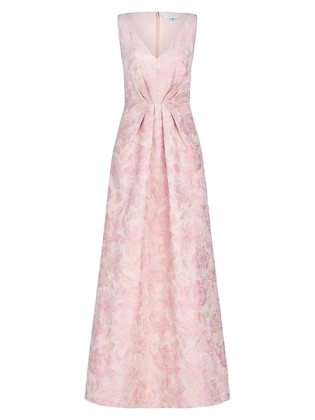 Womens Odette Floral Jacquard Gown Product Image