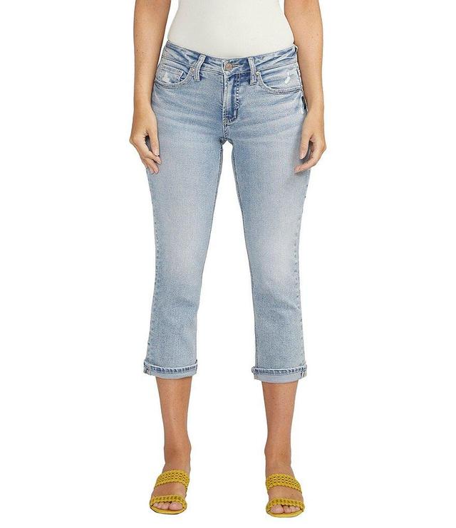 Silver Jeans Co. Britt Low Rise Power Stretch Capri Jeans Product Image