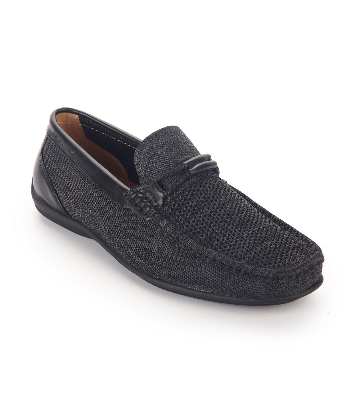 Aston Marc Mens Knit Lace-Strap Driving Loafer Product Image