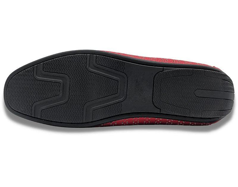 Red Lightweight Casual Ventilated Driving Loafer Product Image