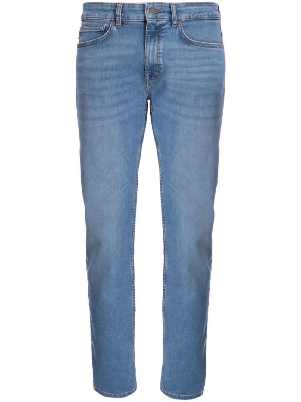 HUGO BOSS Straight-leg Jeans In Blue Product Image