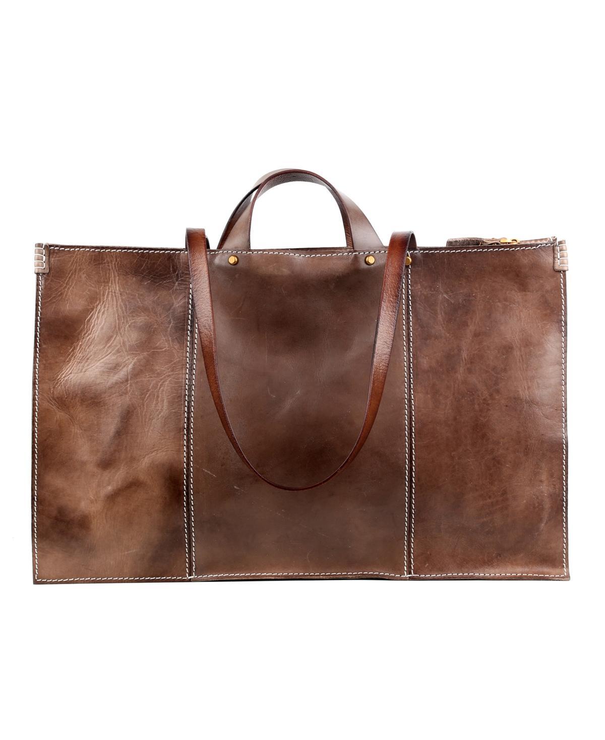 Old Trend Womens Genuine Leather Sandstorm Tote Bag Product Image