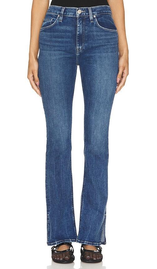 Womens Barbara High-Rise Slit Baby Bootcut Jeans Product Image