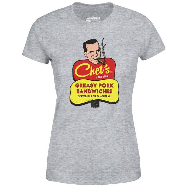 Chet's Greasy Pork Sandwiches - Women's T-Shirt Female Product Image