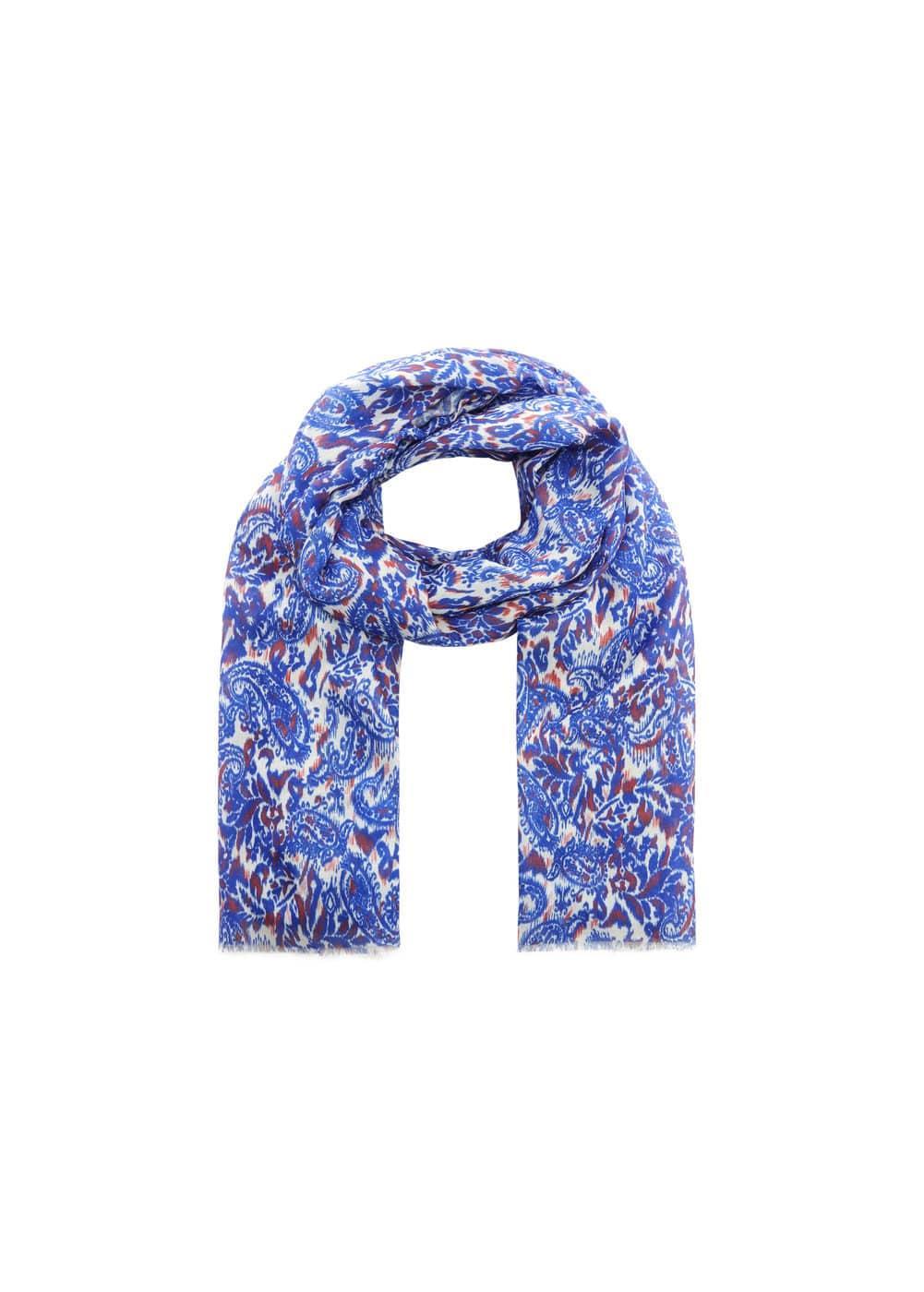 MANGO - Paisley print scarf - One size - Women Product Image