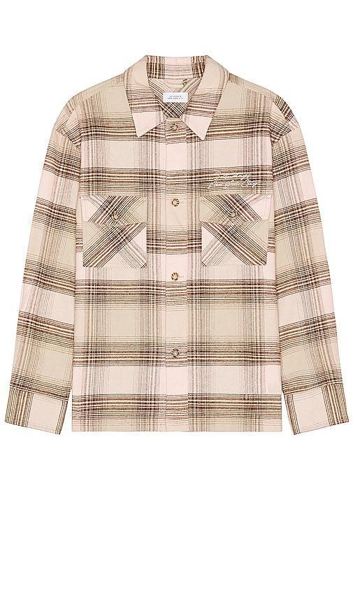 SATURDAYS NYC Driessen Flannel Overshirt Size M, S, XL/1X. Product Image