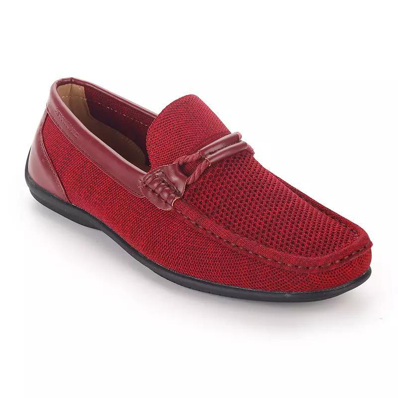 Aston Marc Mens Knit Lace-Strap Driving Loafer Product Image