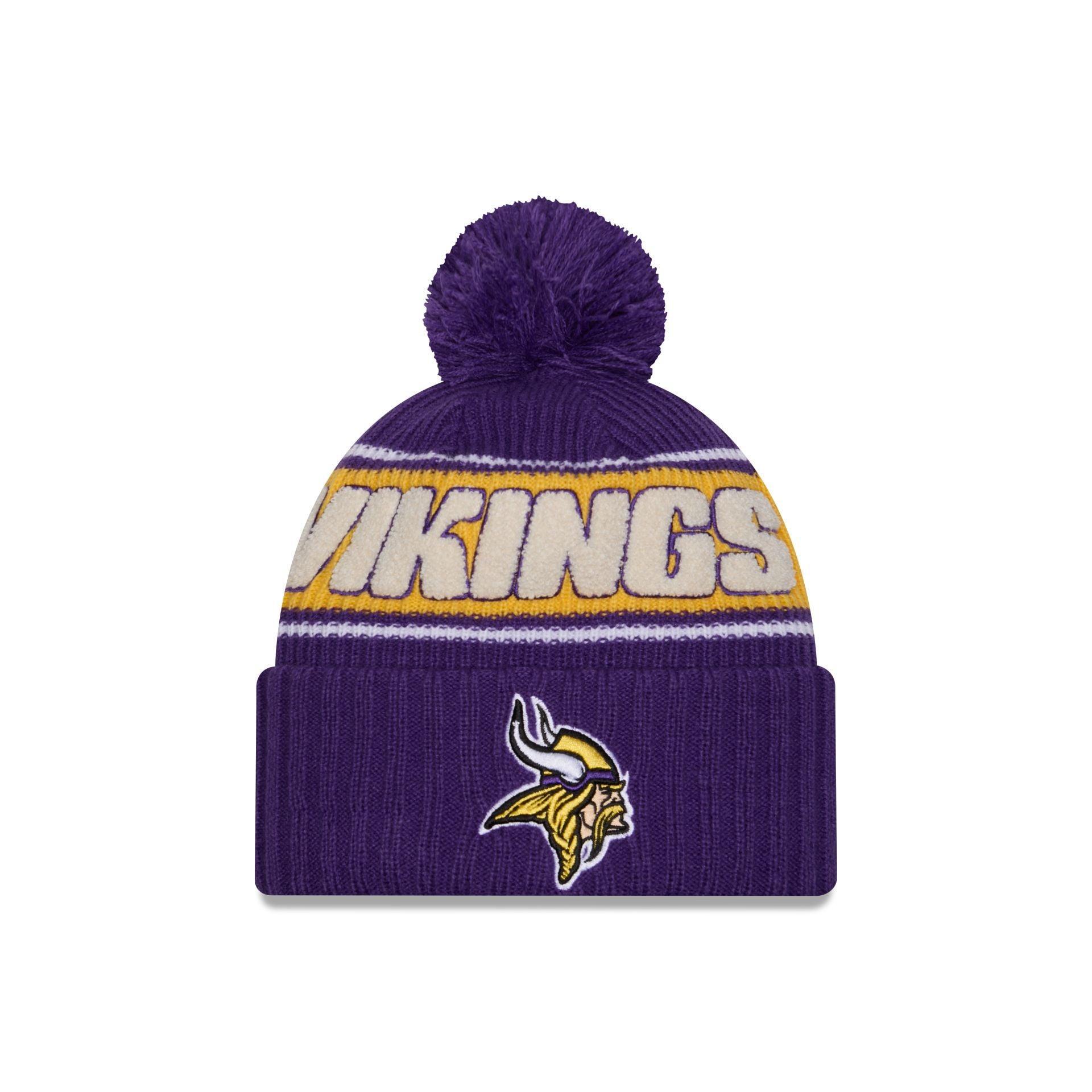 Minnesota Vikings 2024 Cold Weather Sport Pom Knit Hat Male Product Image