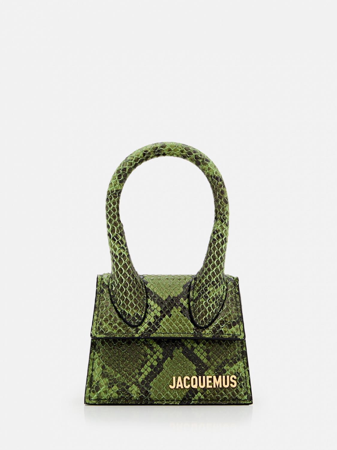 JACQUEMUS Women's Le Chiquito Leather Mini Bag In Green Product Image