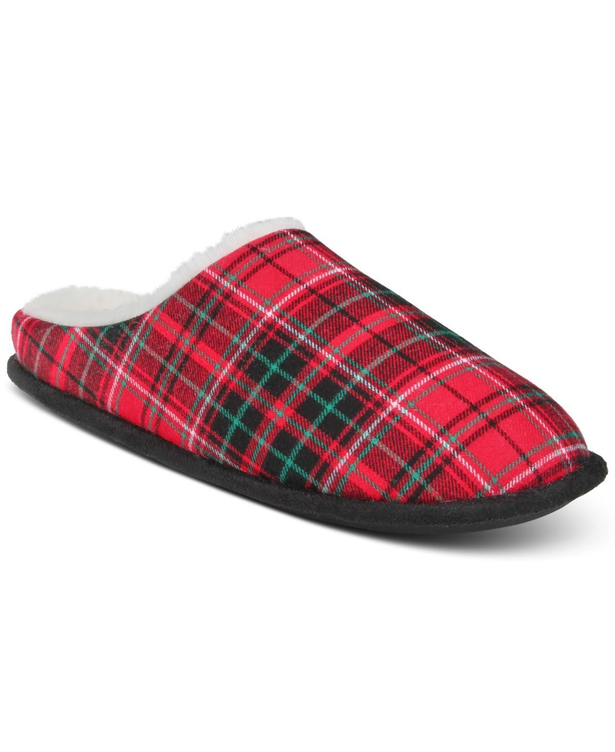 Club Room Mens Plaid Slippers, Created for Macys Product Image