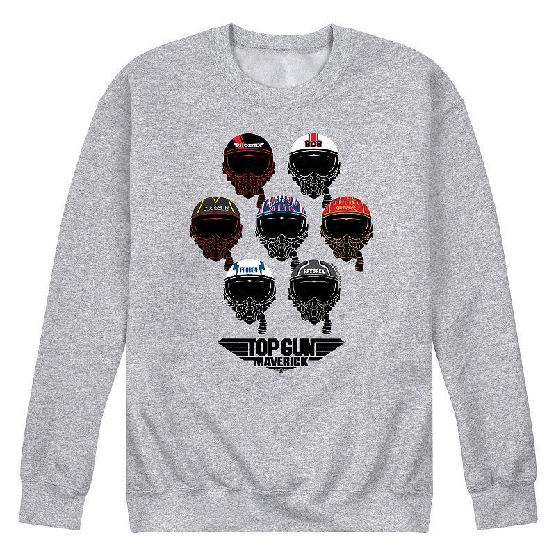 Mens Top Gun Maverick Helmets Sweatshirt Product Image