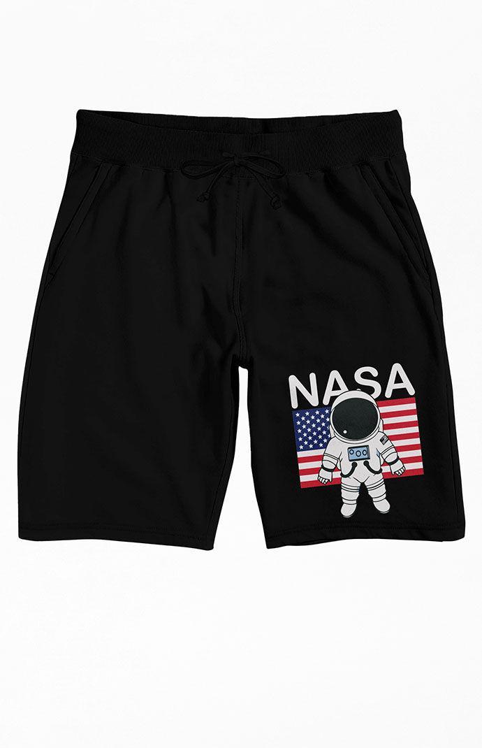 Mens NASA Astronaut USA Sweat Shorts Product Image