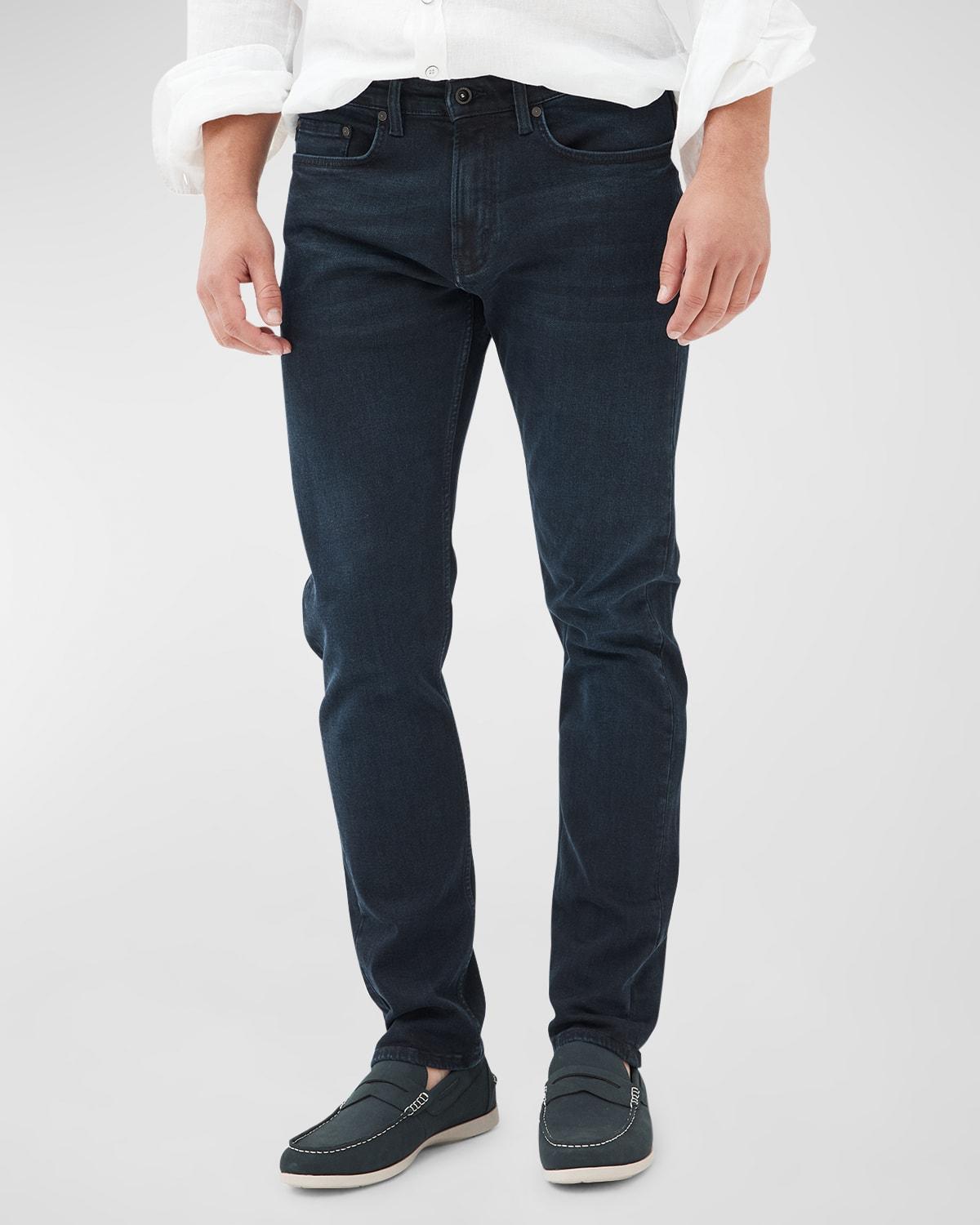 Mens Weston Slim Leg Stonewash Denim Jeans Product Image