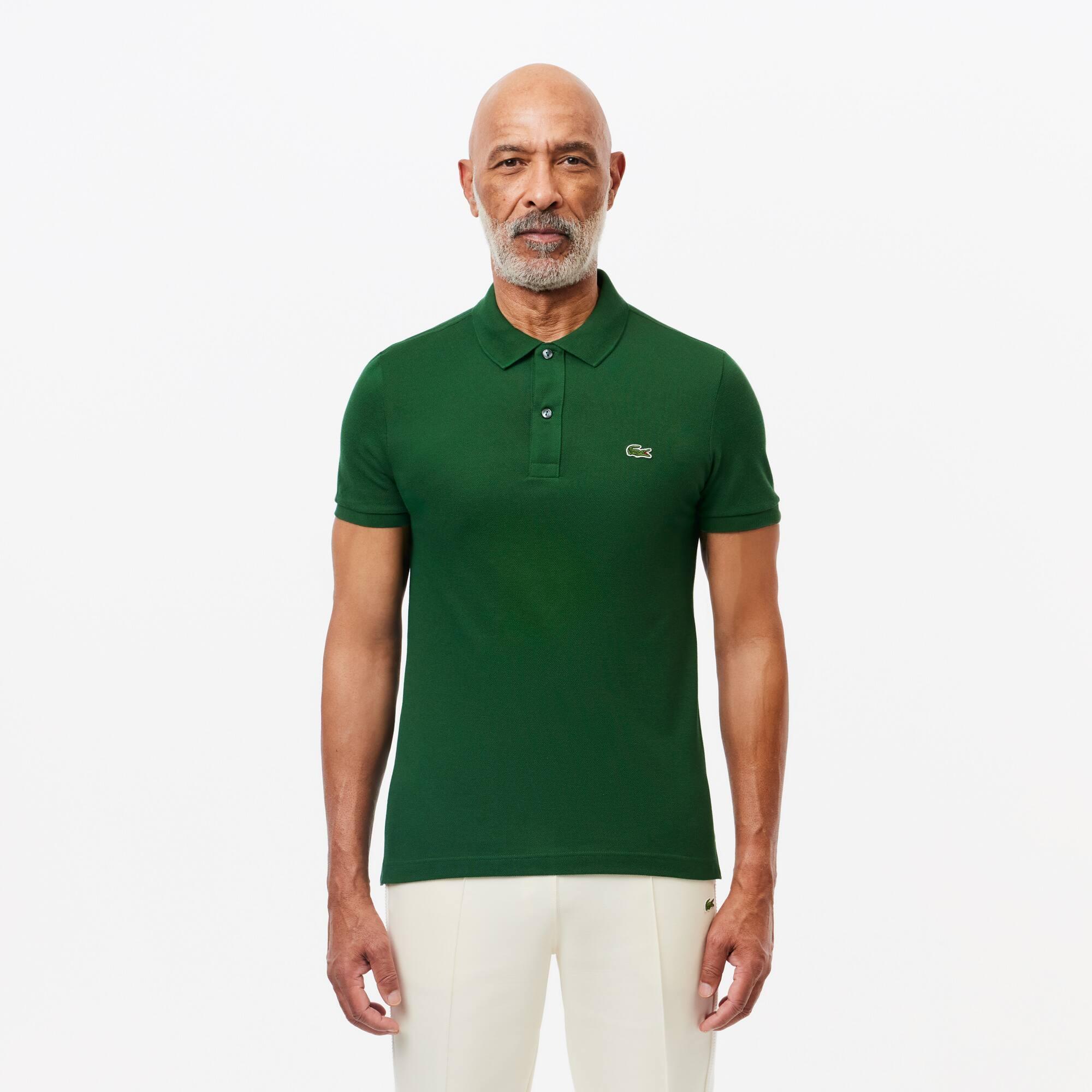 Slim Fit L.12.12 Piqué Polo Shirt Product Image