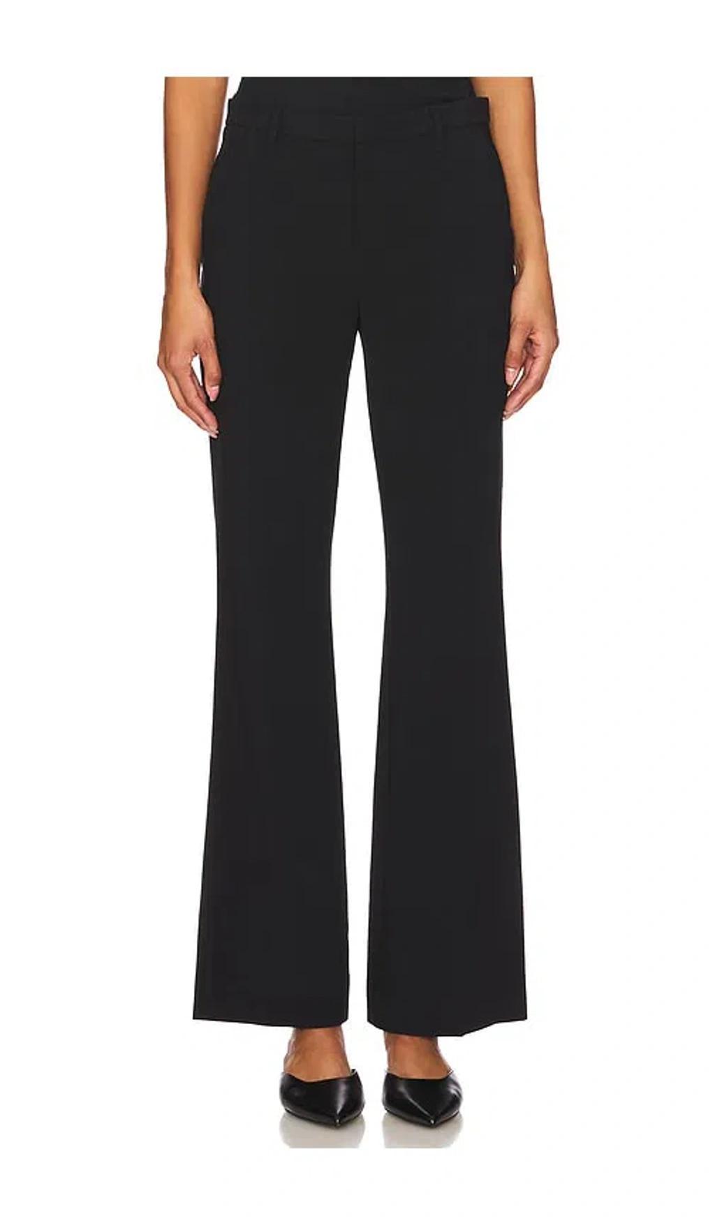 Bootcut Tailored Trousers In Black product image