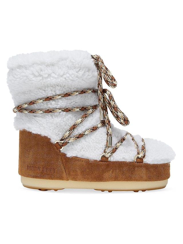 Mens Unisex Light Low Shearling Snow Boots Product Image