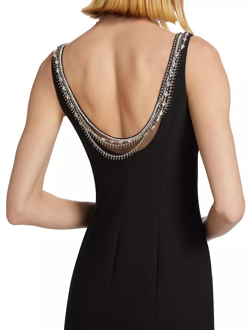 April Crystal-Embellished Column Gown Product Image