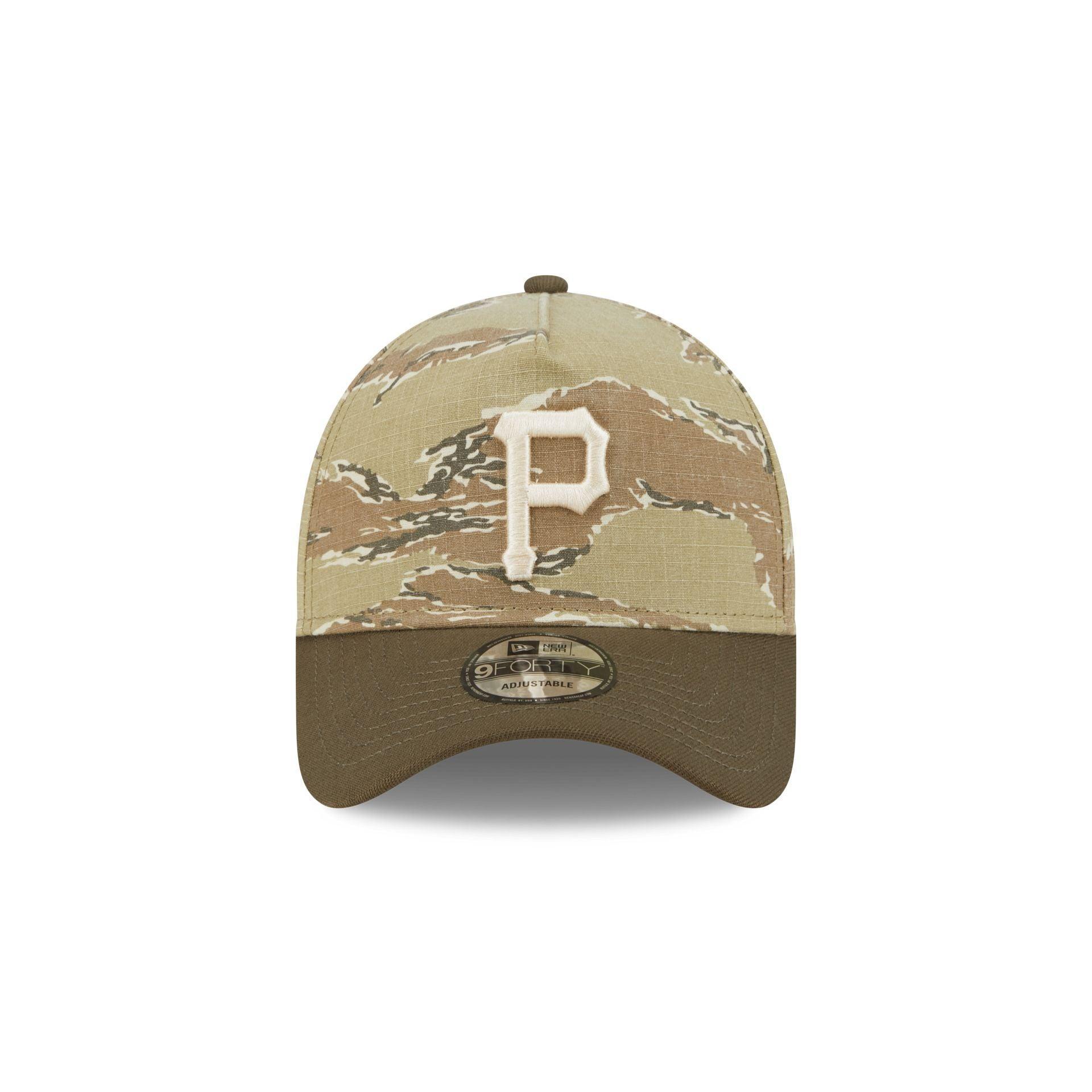 Pittsburgh Pirates Tiger Camo 9FORTY A-Frame Snapback Hat Male Product Image