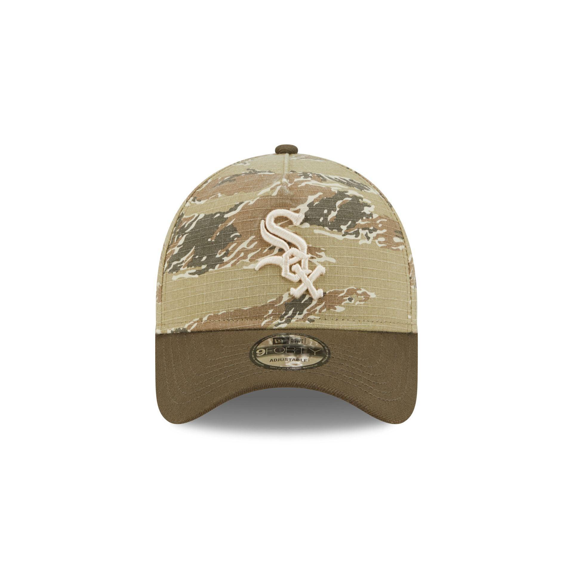 Chicago White Sox Tiger Camo 9FORTY A-Frame Snapback Hat Male Product Image