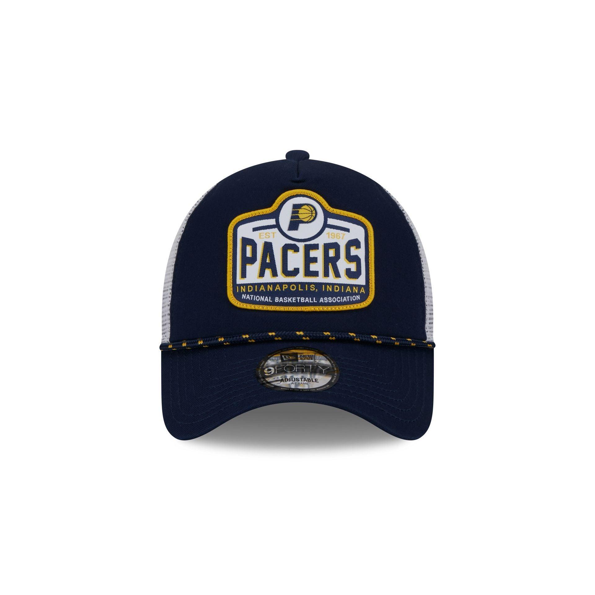 Indiana Pacers 2024 Rally Drive 9FORTY A-Frame Trucker Hat Male Product Image