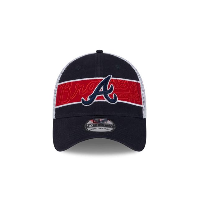 Atlanta Braves Banded 39THIRTY Stretch Fit Hat Male Product Image